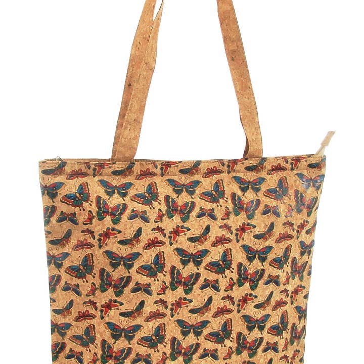 Kaleidoscope Accessories - Wholesale Tote Bag - Women's - Tote Vertical Cork Bag, 3 Assorted1