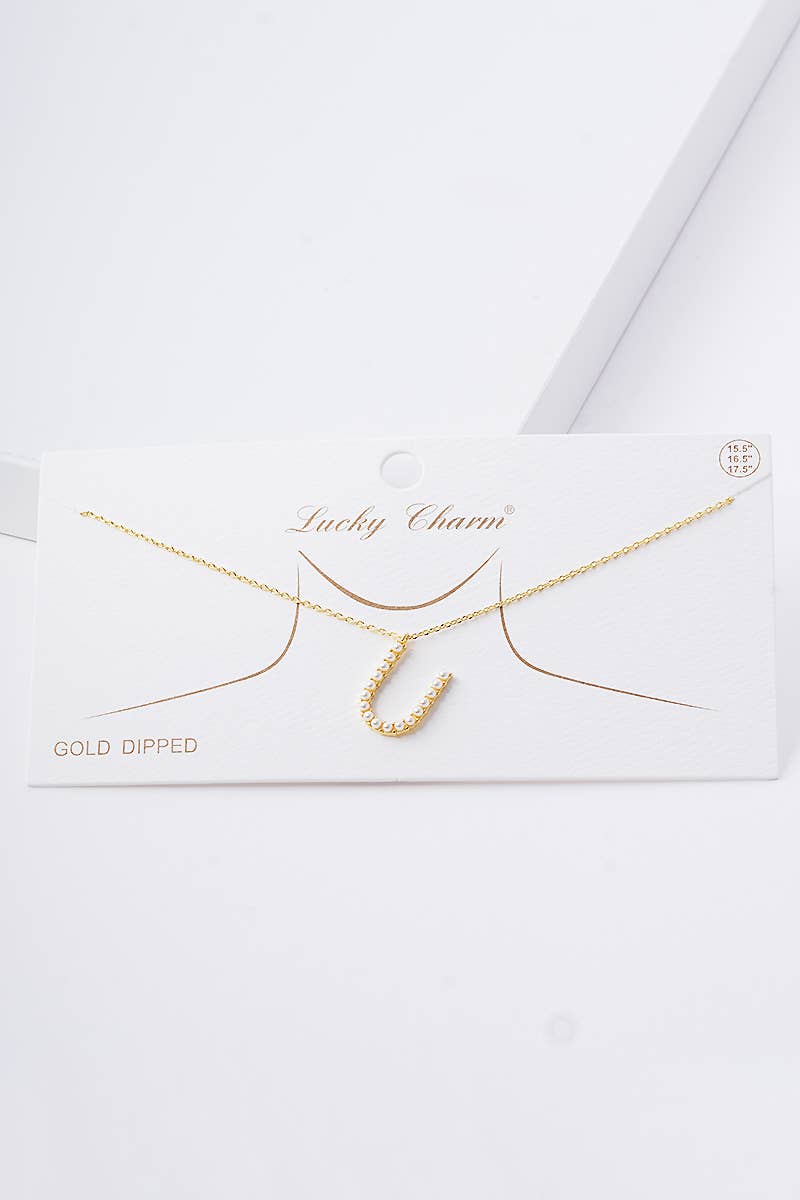 OHBOOBA DESIGN - Vente Colliers à pendentif - Collier initial en perles plaquées or32