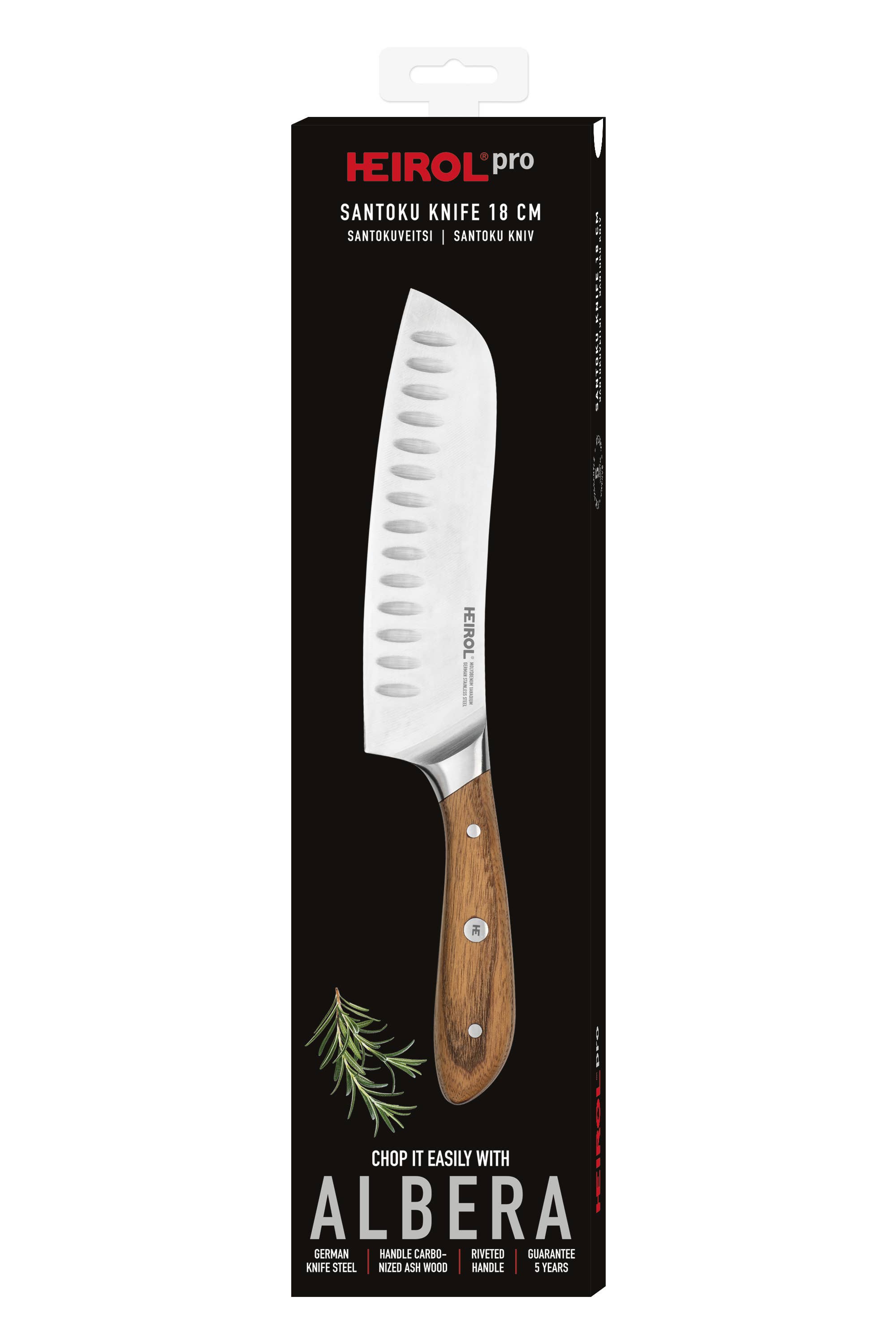 HEIROL - Wholesale Kitchen/Utility Knife - SANTOKU KNIFE 18 cm Albera2