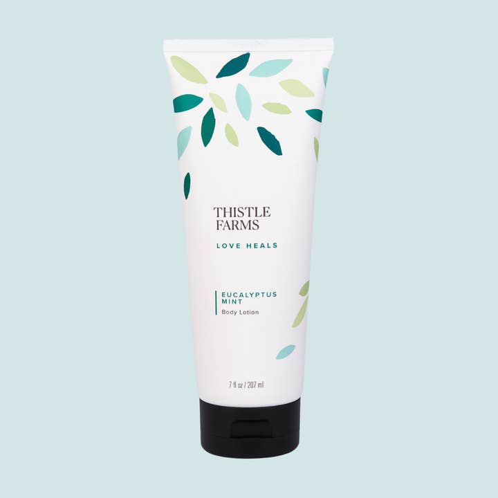 Thistle Farms - Wholesale Body Cream/Lotion - Eucalyptus Mint Body Lotion 7 oz | Moringa & Coconut Oil