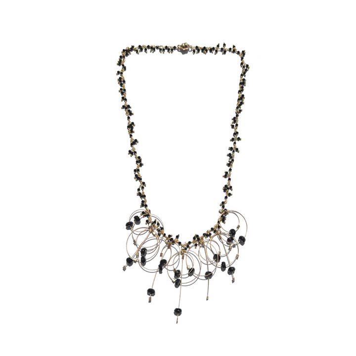 Delightful Caviar Clusters Necklace for wholesale by Meghan Patrice Riley