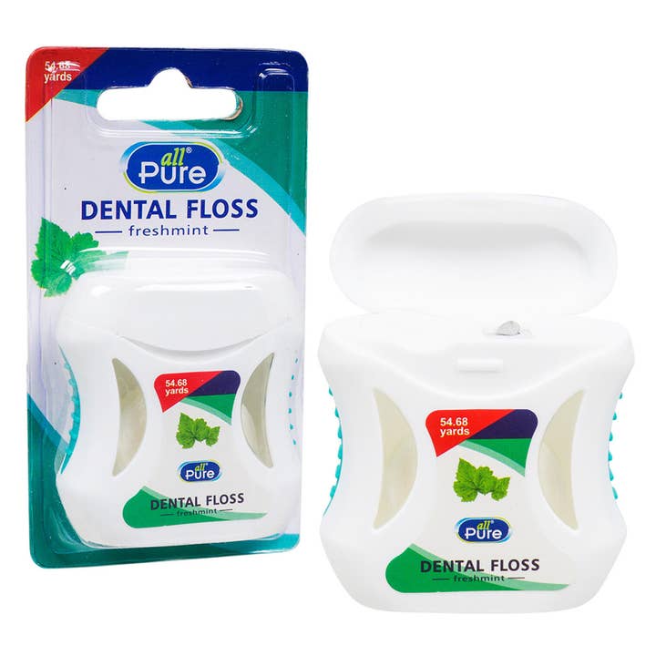 Deluxe Import Trading - Wholesale Floss - Fresh Mint Dental Floss- 50m