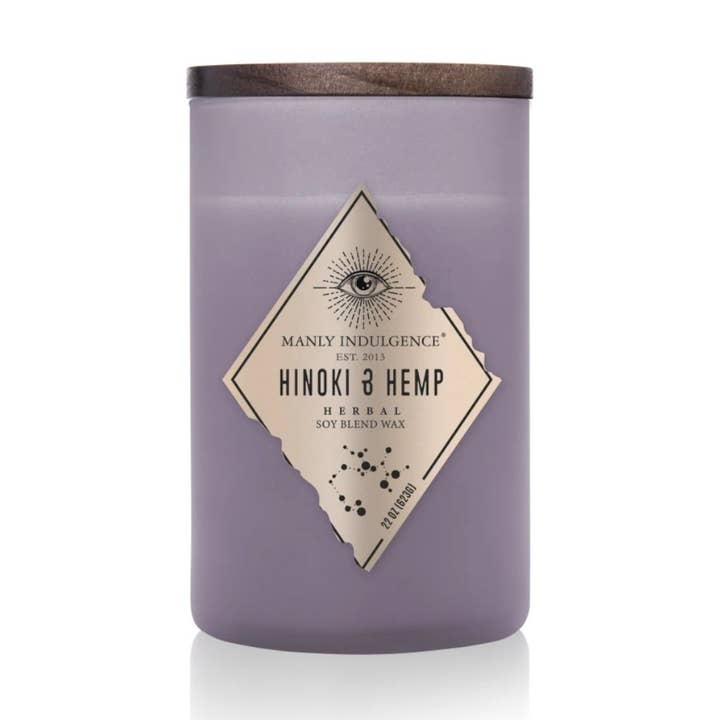 Bougie parfumée Hinoki Hemp 623G pour la vente par Colonial Candle DE