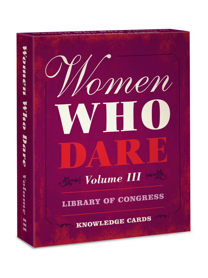 Women Who Dare, Vol. III Knowledge Cards for wholesale by Pomegranate