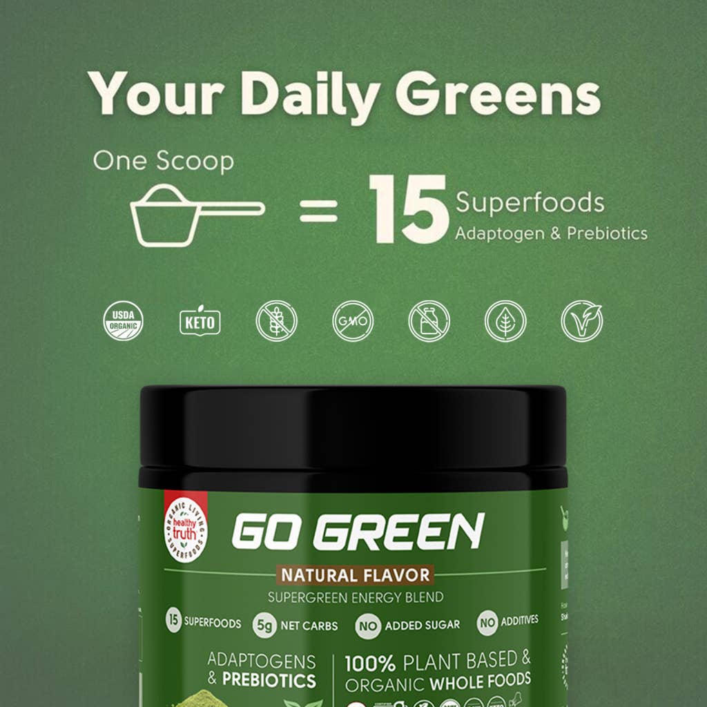 Healthy Truth LLC - Vendita all'ingrosso Proteine/superfood in polvere - Miscela Energetica Supergreen2