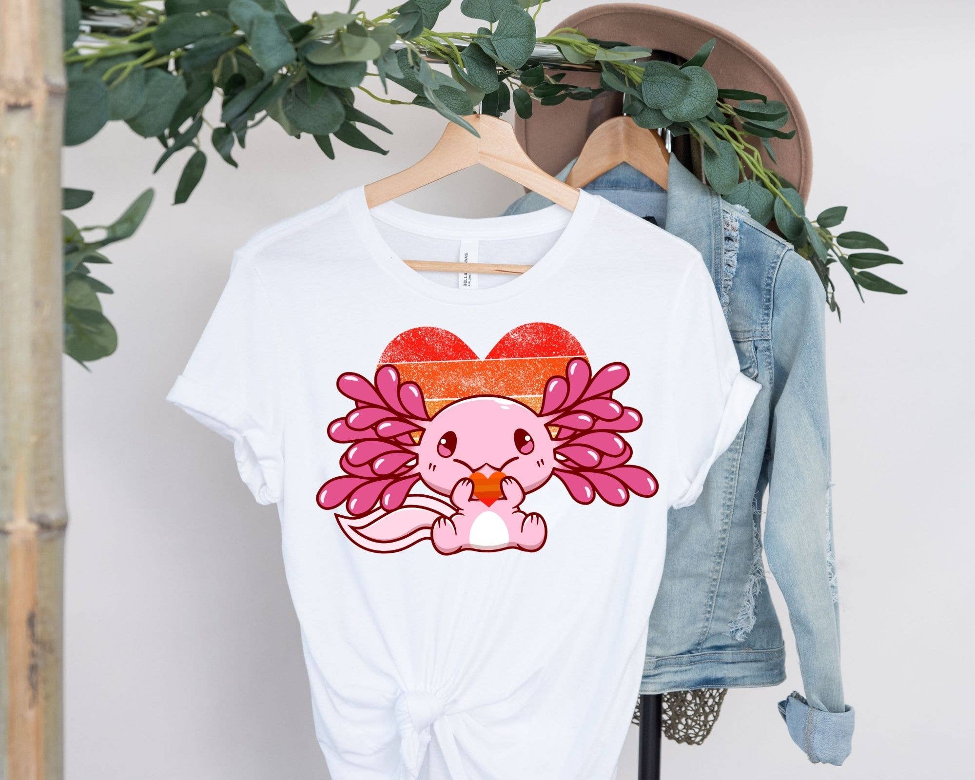 Vivtrek - Wholesale Screen Printed T-Shirt - Women's - Axolotl Lover Shirts, Funny Cute Axolotl T-Shirts4