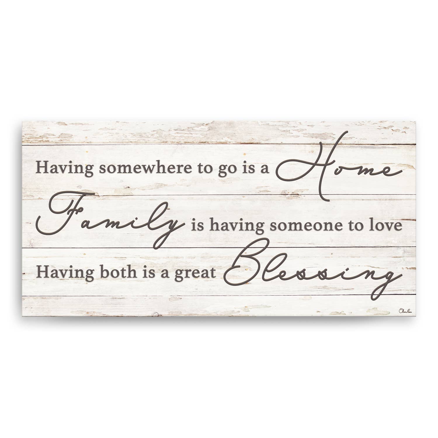 Ready2hangart, Inc. - Wholesale Sign - Family Blessing' Wrapped Canvas Harvest Wall Art2