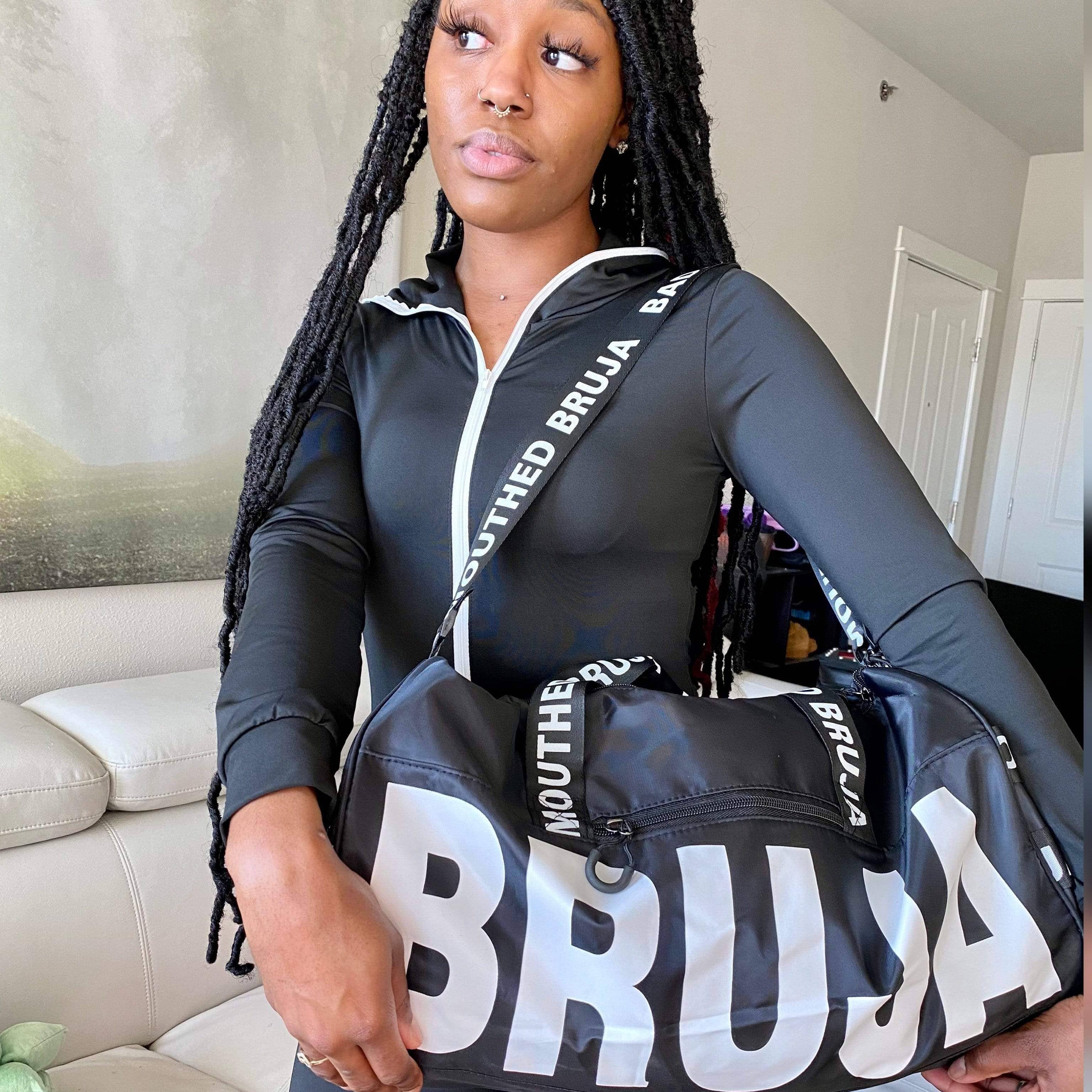 Badmouthed Bruja - Wholesale Weekender Bag - Women's - Bruja Duffle- Purple1