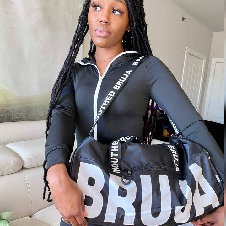 Badmouthed Bruja - Wholesale Weekender Bag - Women's - Bruja Duffle- Black2