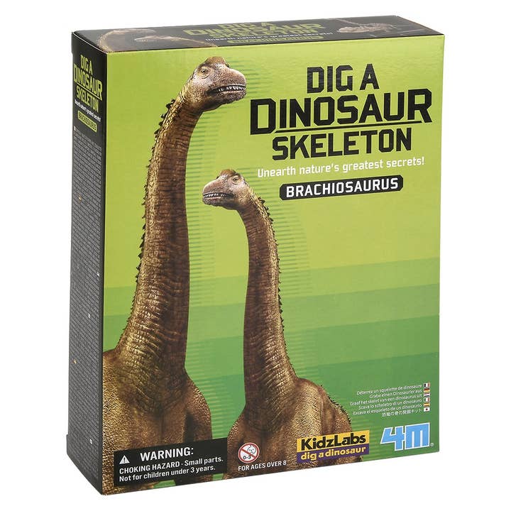 The Toy Network - Wholesale Toy Set - Kids - KidzLabs /Dig A Dinosaur Skeleton/Brachiosaurus