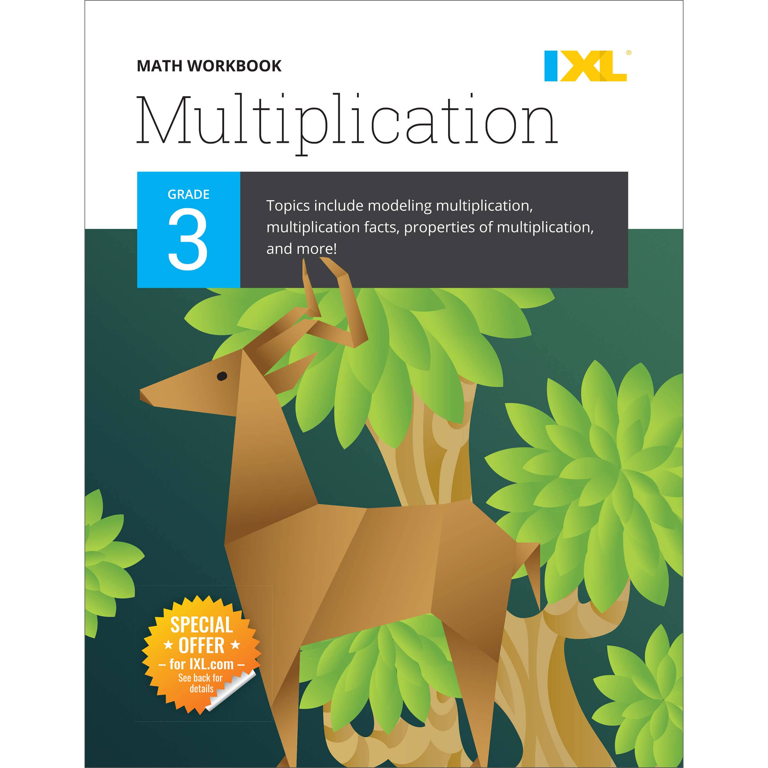 Carson Dellosa Education - Wholesale Education - IXL Math Workbook: Grade 3 Multiplication0