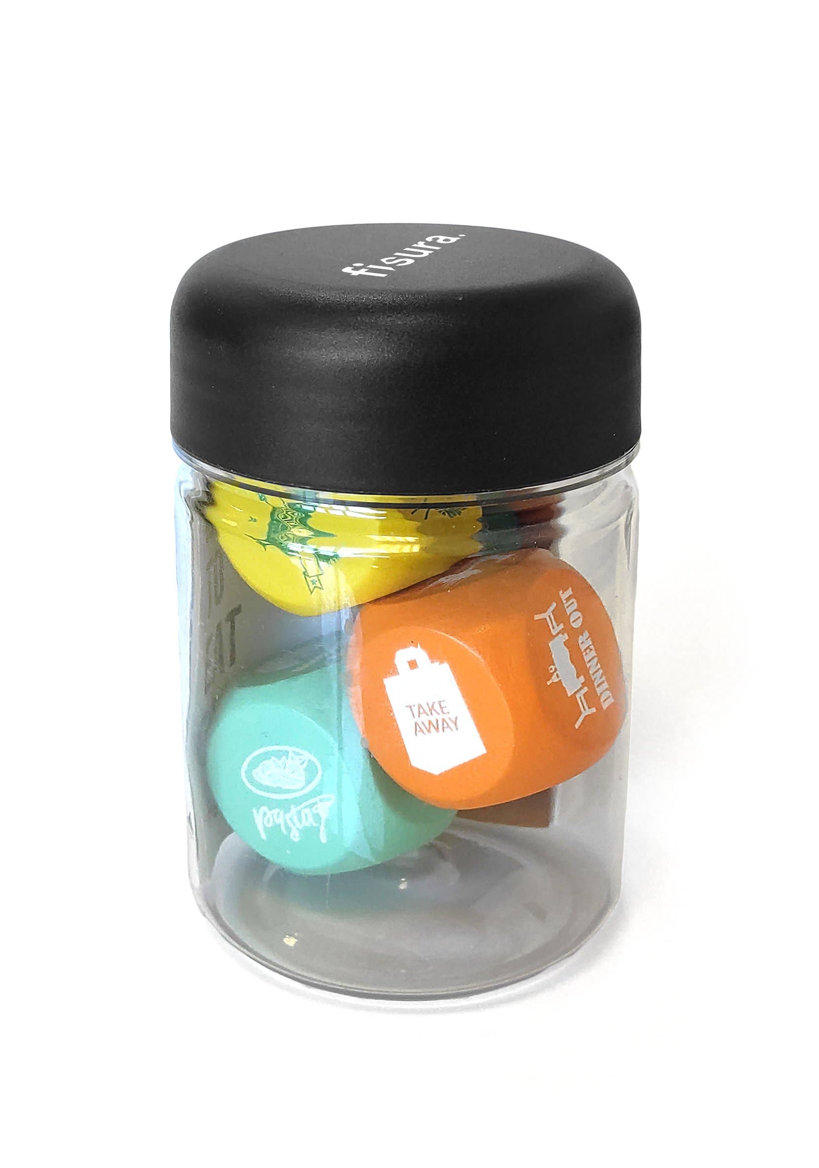 Fisura - Wholesale Dice - “What to eat” Dice Set4