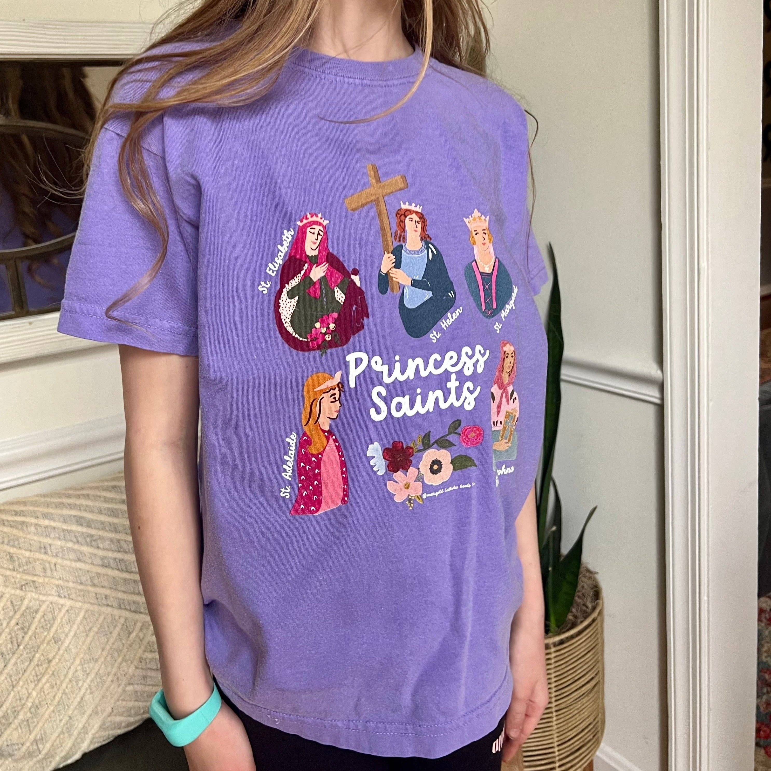 Violet Princess Saints Youth Tee for wholesale on Faire1