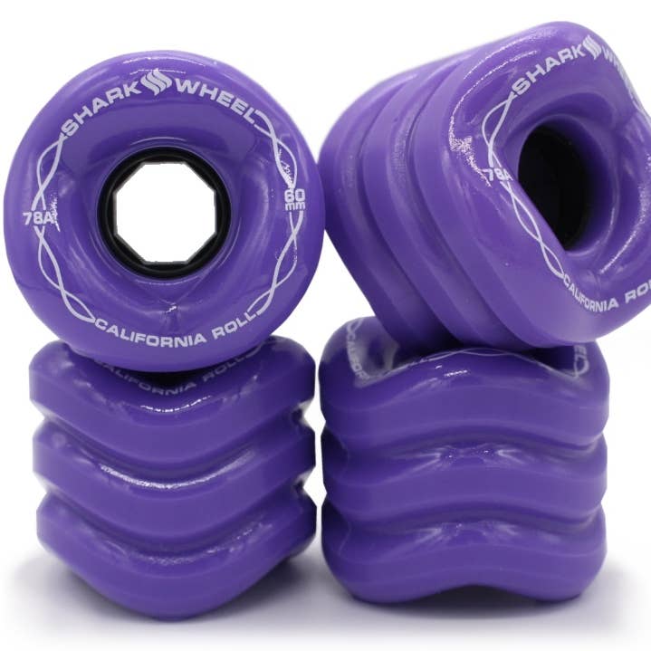 Shark Wheel - Wholesale Sporting accessories - Shark Wheel 60mm Skateboard Wheels (California Rolls)3