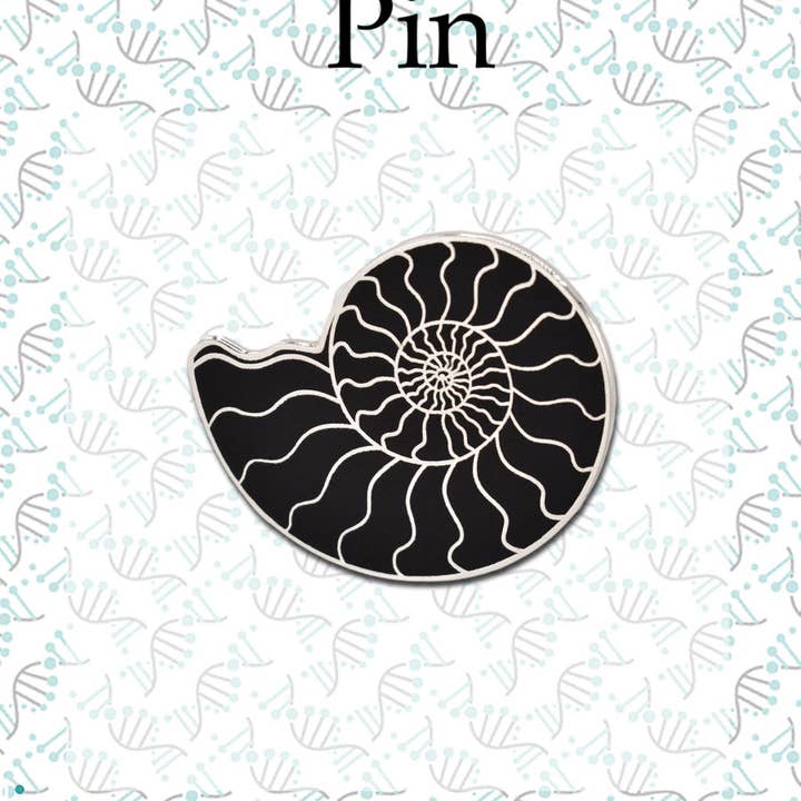 Clayton Jewelry Labs - Wholesale Lapel Pin/Button - Ammonite Fossil Hard Enamel Pin10