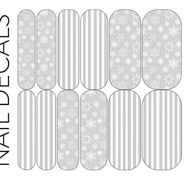 PJ Print Decals for wholesale by DIPPY COW NAILS