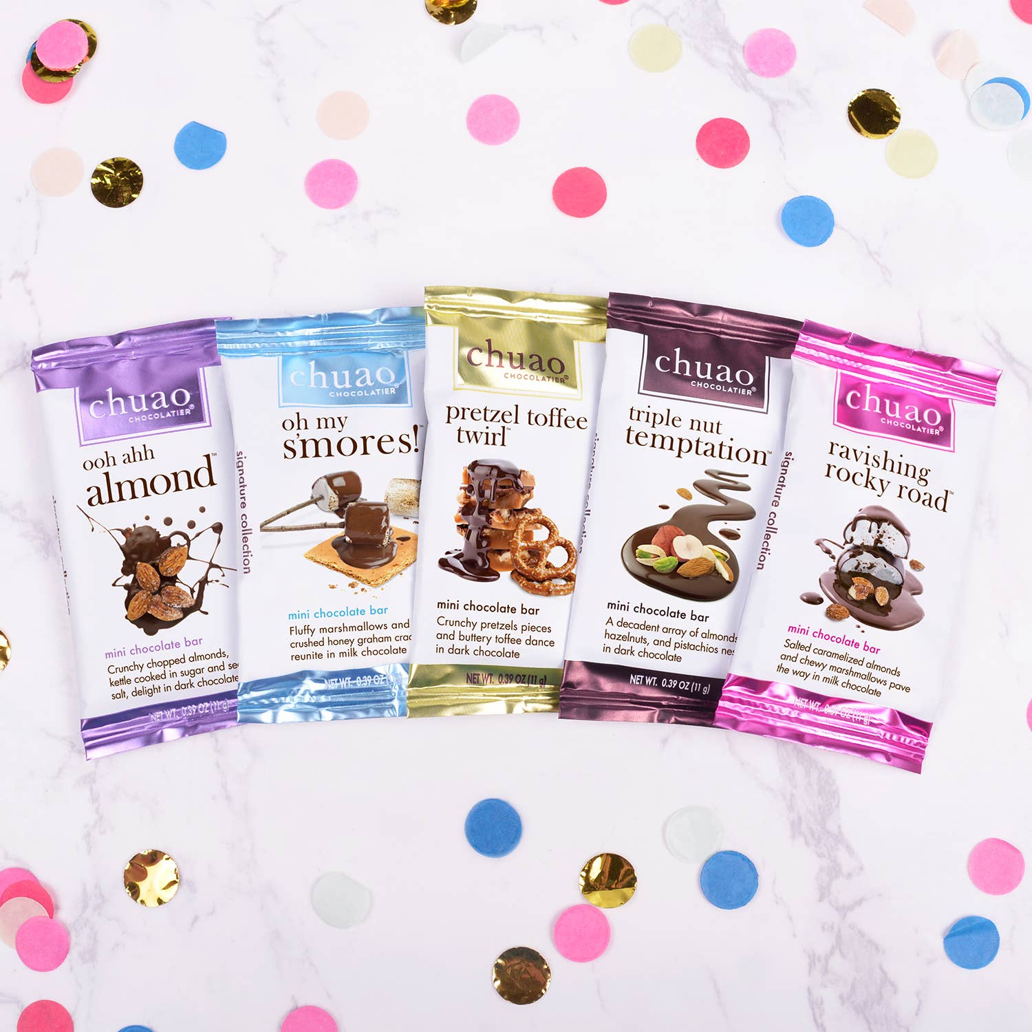 Chuao Chocolatier - Wholesale Chocolate Bar - Pretzel Toffee Twirl - Mini Bar3