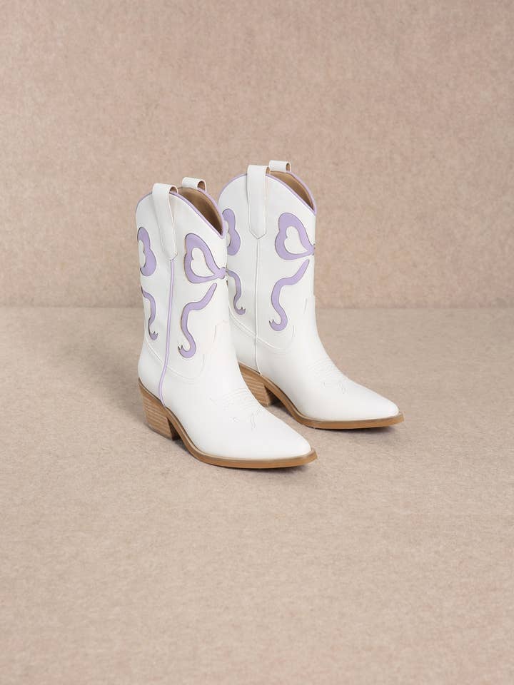 CCOCCI - Wholesale Booties - Women's - MIRIAM RIBBON CUT OUT DESIGN COQUETTE BOOTIES20