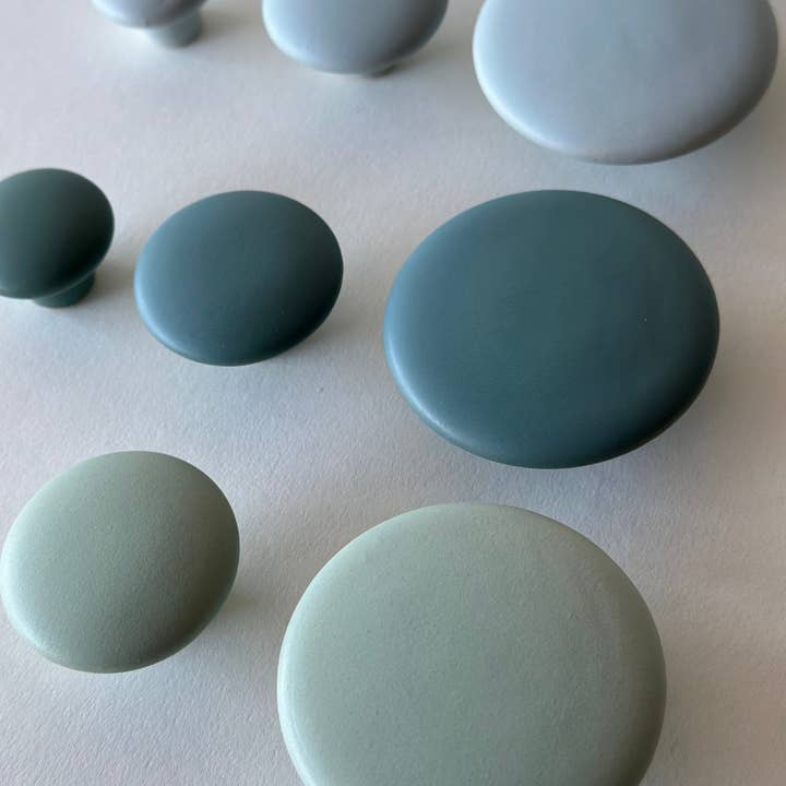 Aspegren Denmark - Wholesale Knob/Pull - Knob Maxi - Matt - Petrol Solid3