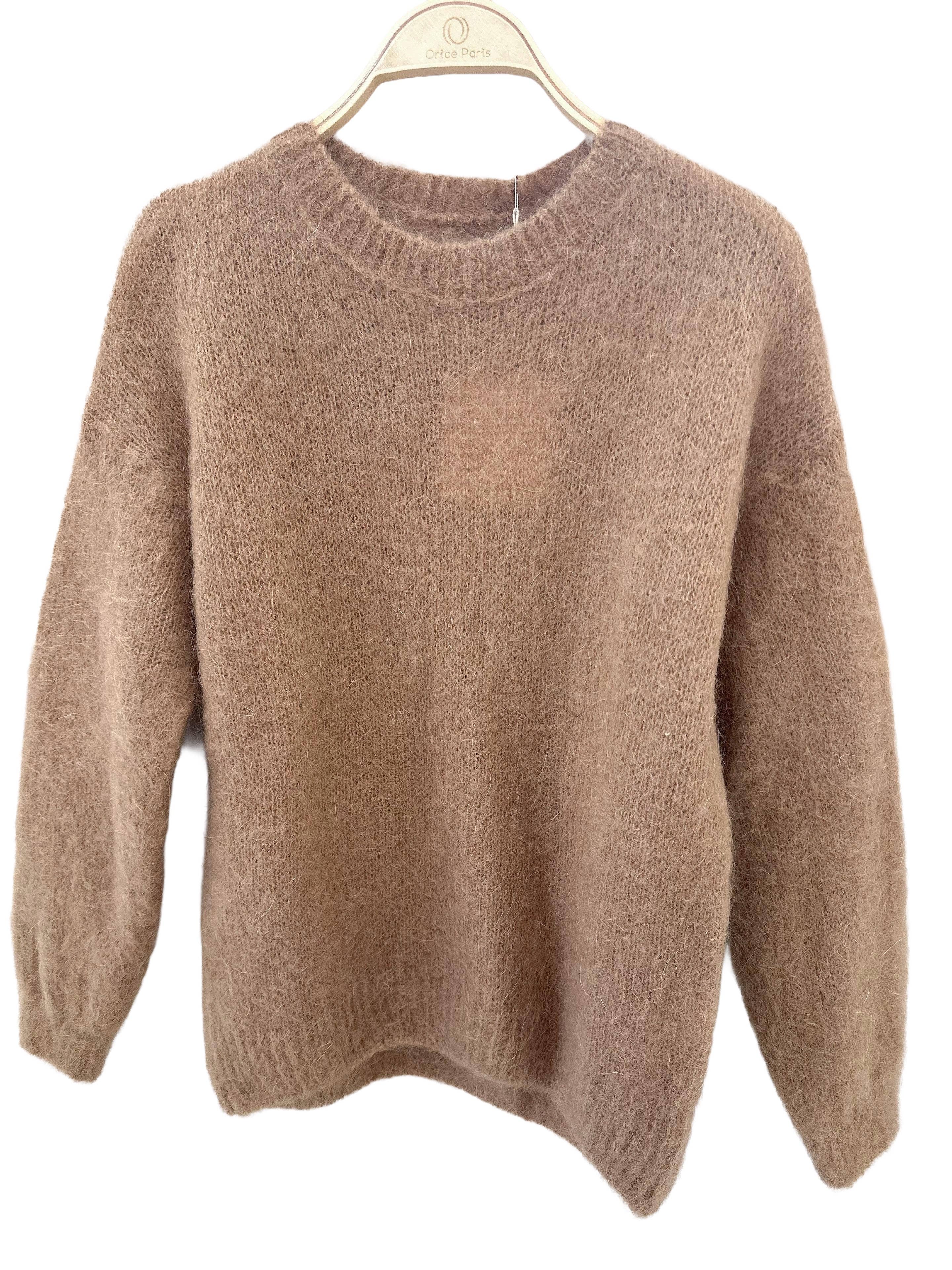 Orice - Wholesale Knit Sweater - Women's - Round neck sweater 52% baby alpaca fall/Christmas - Orice7