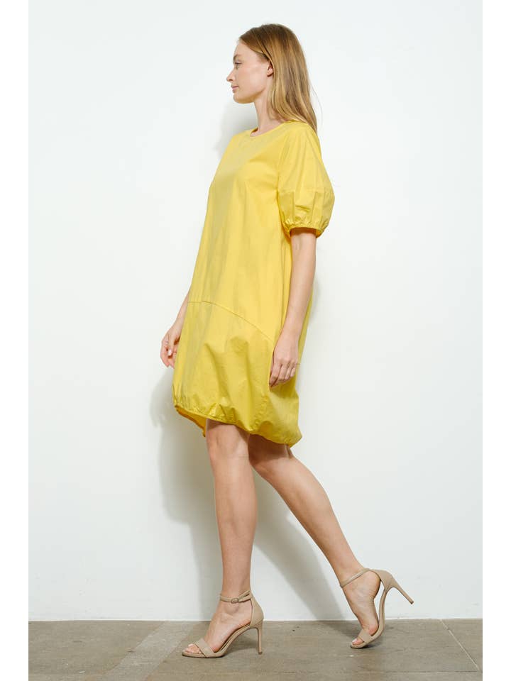 Bloidy – wholesale Klänning - Dam – Poplin Kortärmad Mini Bubble Klänning - D10482SS8