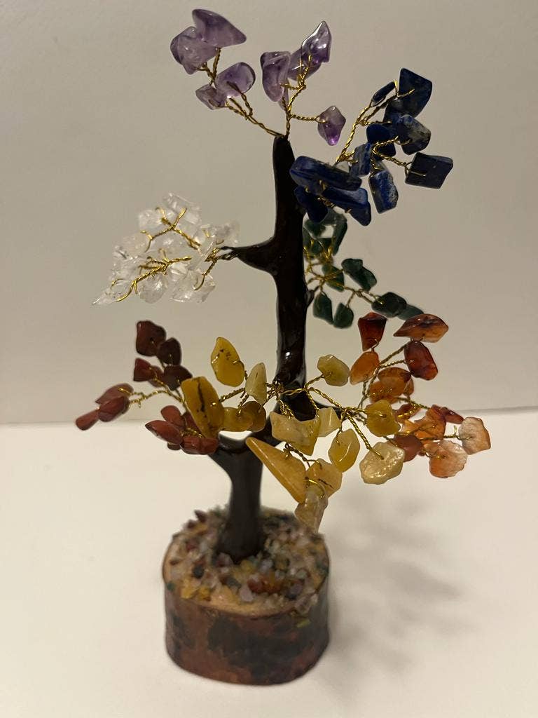 jiomind - Wholesale Spiritual Stone/Crystal - Seven Chakra Crystal Tree (100 chips Tree)7