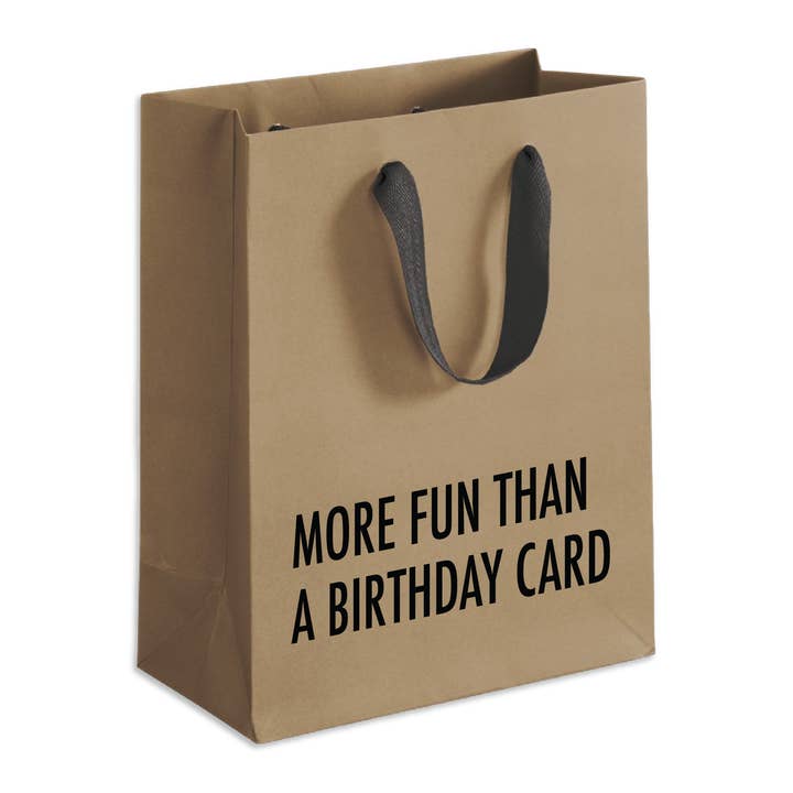 Sac Cadeau Plus Amusant pour la vente par Pretty Alright Goods