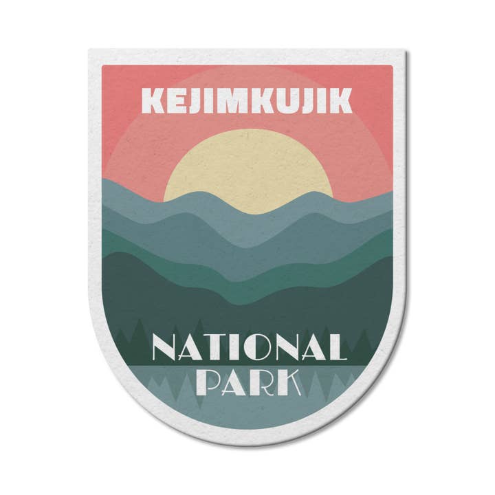 Kejimkujik National Park of Canada Vandtæt vinylklistermærke for engroshandel hos Canada Untamed