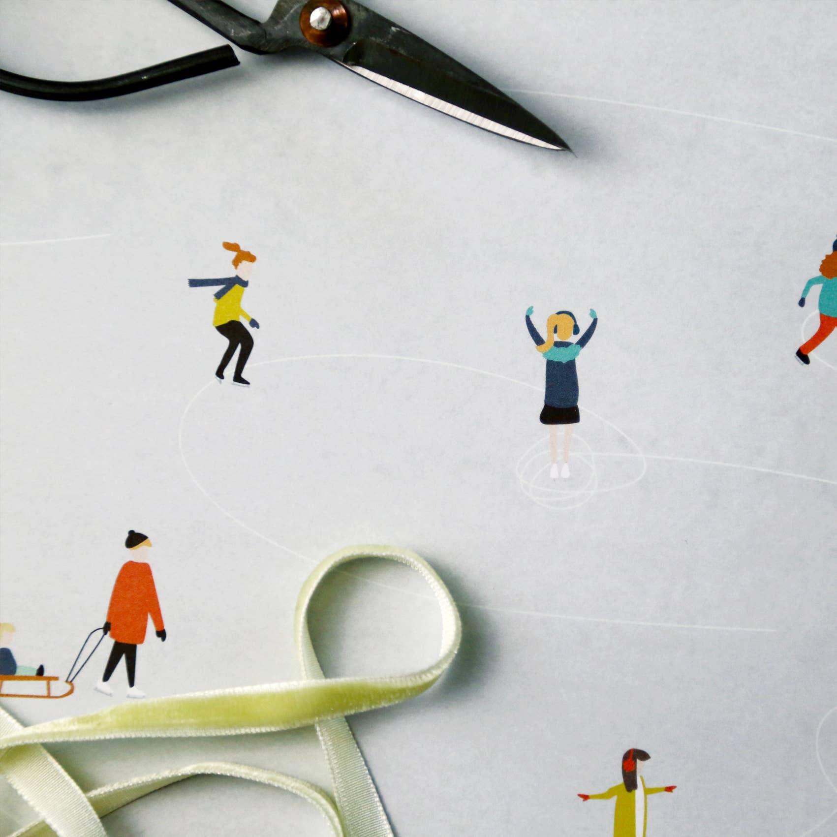 Kunst an Papier - Wholesale Flat Wrap - Gift wrap paper Christmas Ivan2