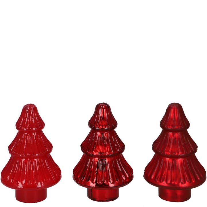 Vosteen - Wholesale Decorative Jar - Sitia glass fir in 3 colors, D9cm H15cm