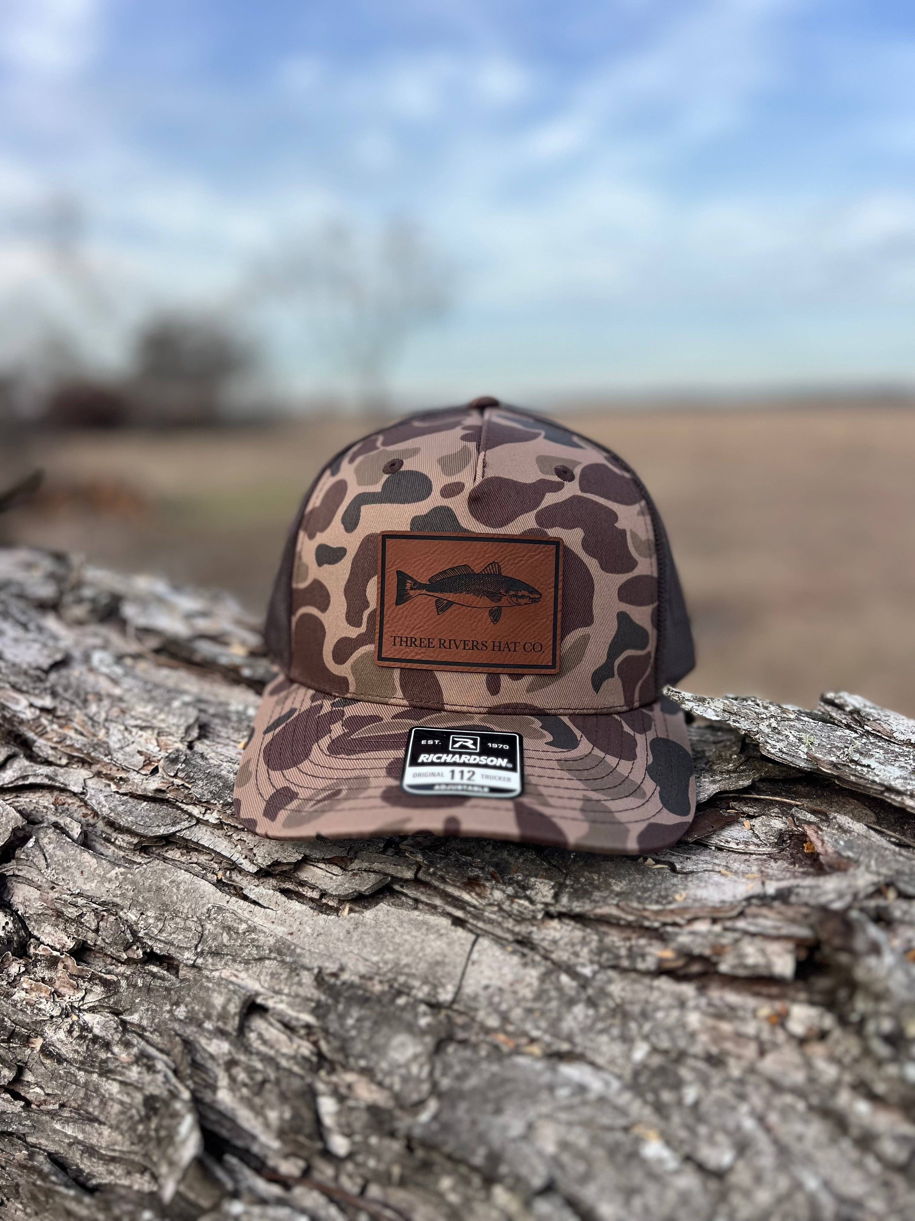 Three Rivers Hat Co. - Wholesale Trucker Hat - Unisex - Redfish - Trucker Snapback - Richardson 1126