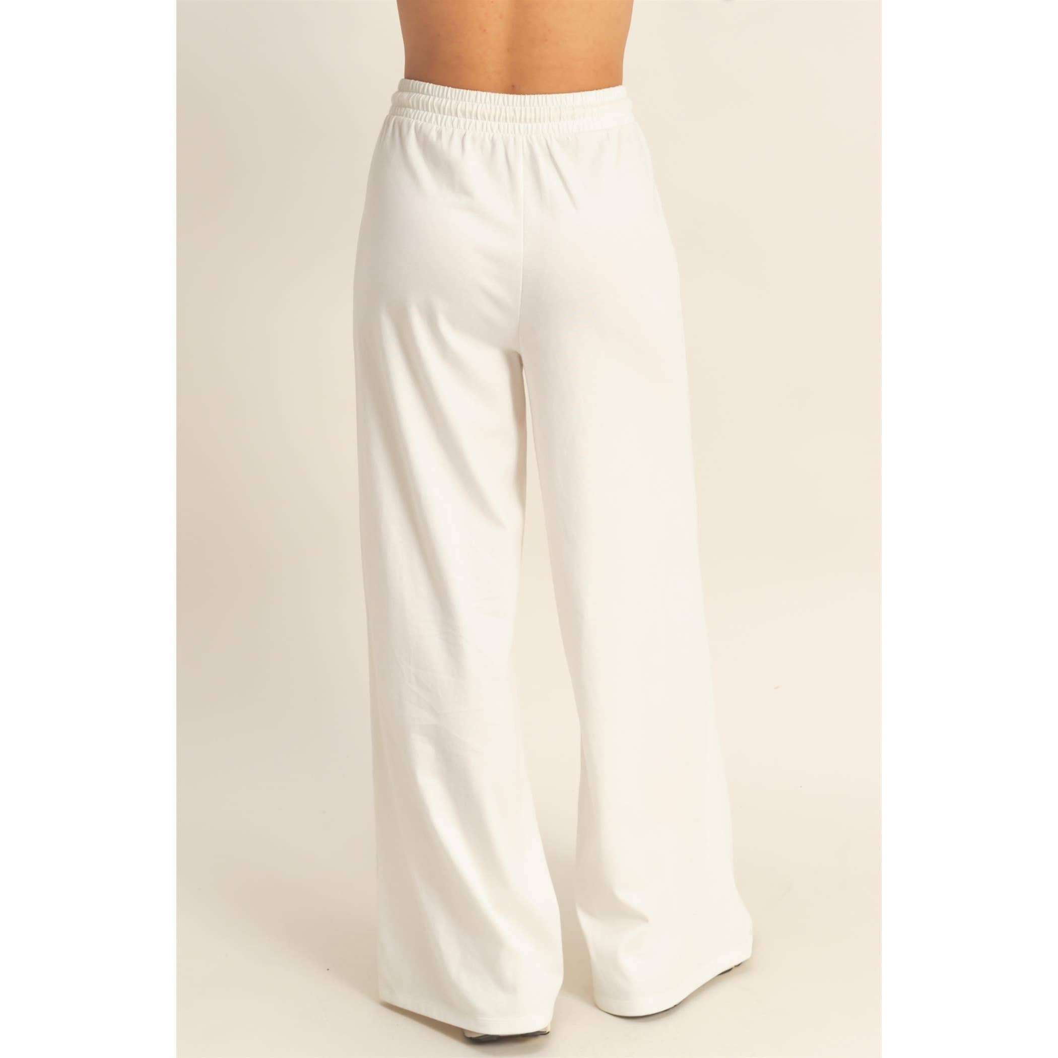 Double Zero - Vendita all'ingrosso Pantaloni sportivi/da jogging loungewear - Donna - Pantaloni larghi in cotone alla moda2