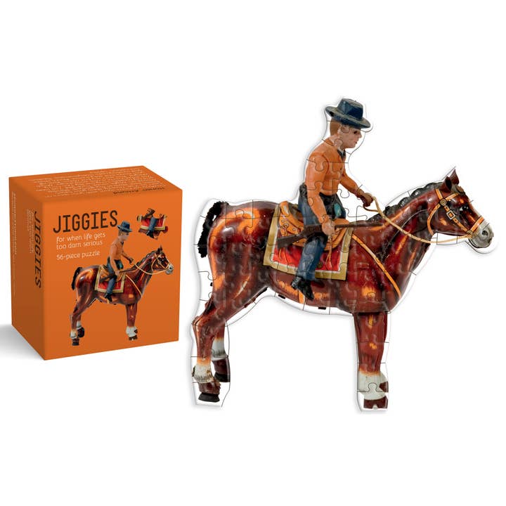 Gibbs Smith - Wholesale Puzzle - Adult - Horsin' Around Jiggie Puzzle