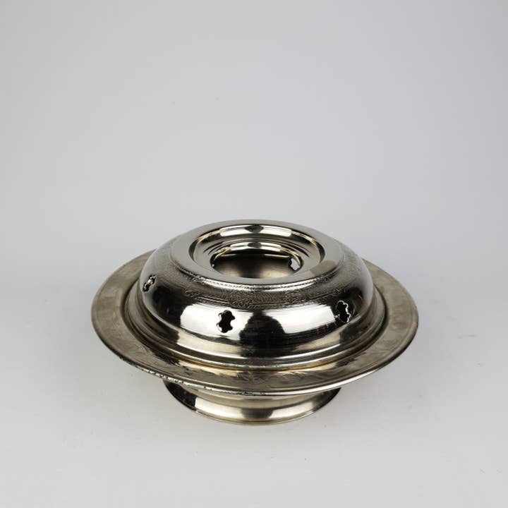 Plain Copper Balcony Pleasure - White Nickel - Small Size for wholesale by Babila