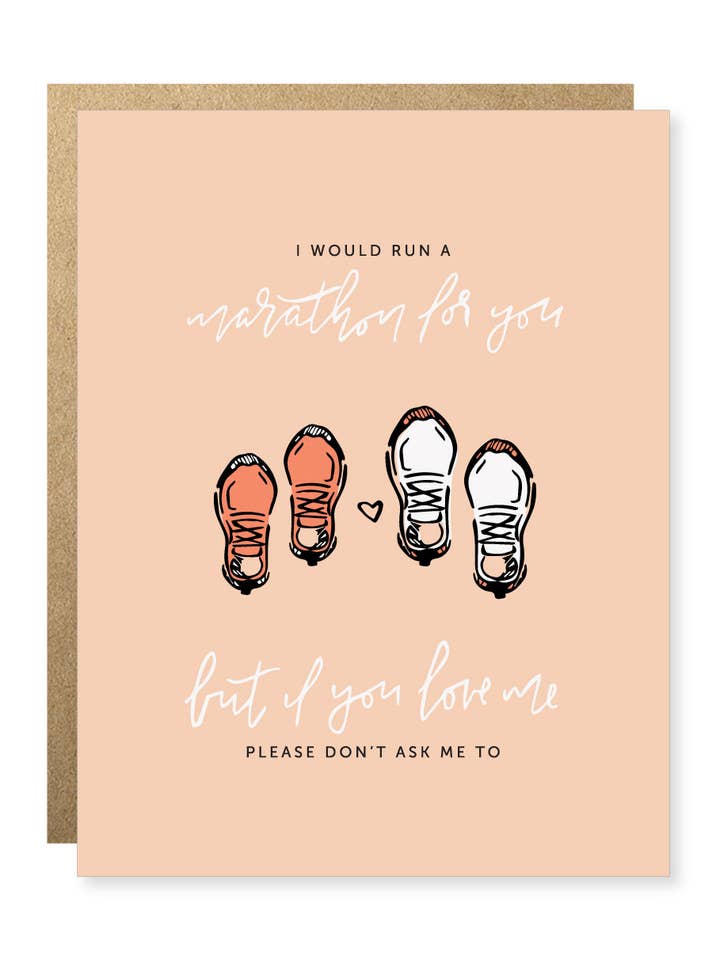 Marathon Love Card for wholesale by Manda Rin Co.