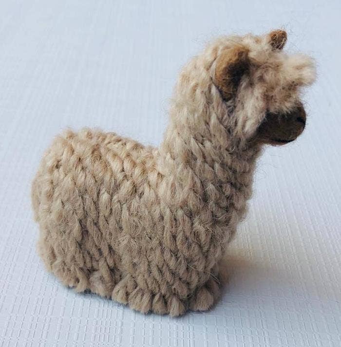 Choice Alpaca Products - Wholesale Ornament - Suri Alpacadorable Hand Made Baby Alpaca Ornaments2