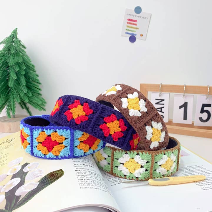 Virkad pannband, Handgjorda presenter, presenter till henne för wholesale av Lilyrosy(Duty free)