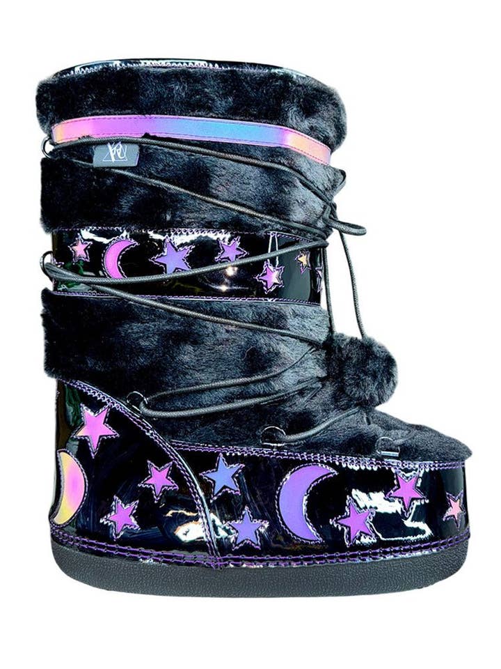 YRU Shoes - Wholesale Boots - Women's - BLIZZ LUNA - BLACK/REFLECTIVE1