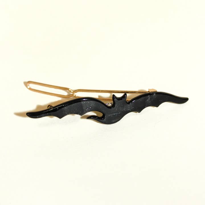 New Heights Studio - Wholesale Hair Clip - Women's - "Batty" Halloween Bat Hair Accessory & Hair Clips (Set Of 2)7
