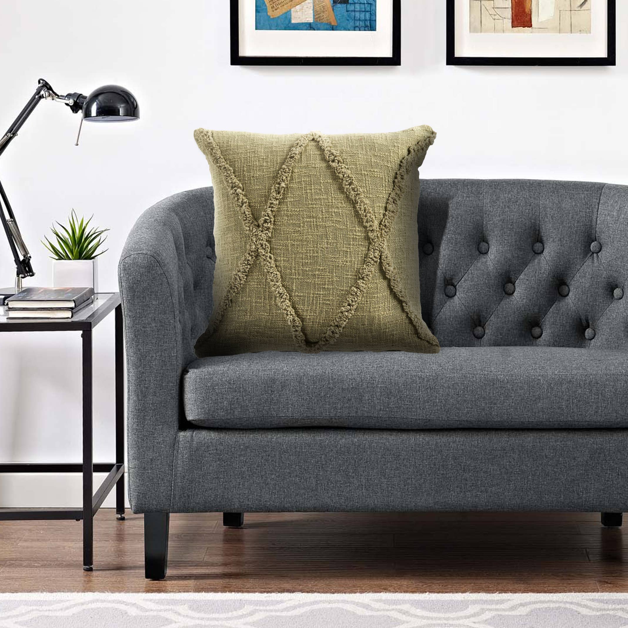 LR Home - Wholesale Throw/Decorative Pillow - Modern Tufted Accent Pillow Cover – Multiple Colors43