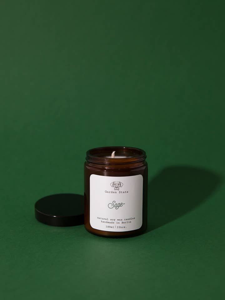 Bougie Sage Soy pour la vente par Garden State Candles