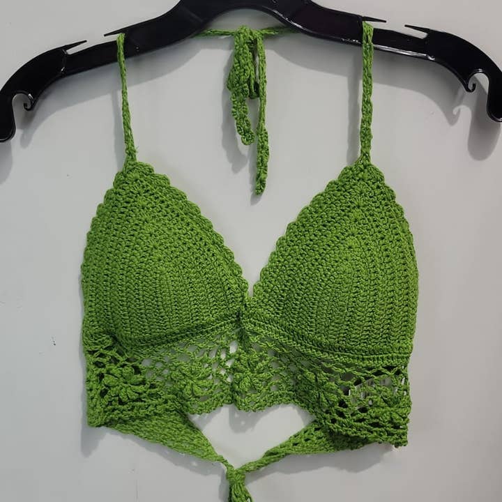Handmade Crochet Lace Bralette – Boho Chic & Summer Ready for wholesale by The Blissful