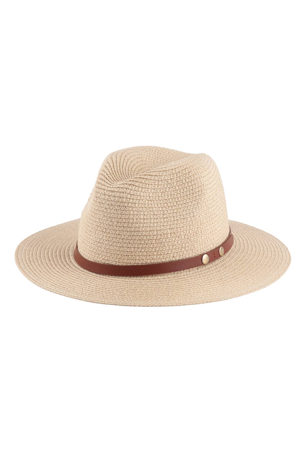 MYS Wholesale Inc - Wholesale Straw Hat - Women's - Panama Brim Summer Hat With Leather Strap7