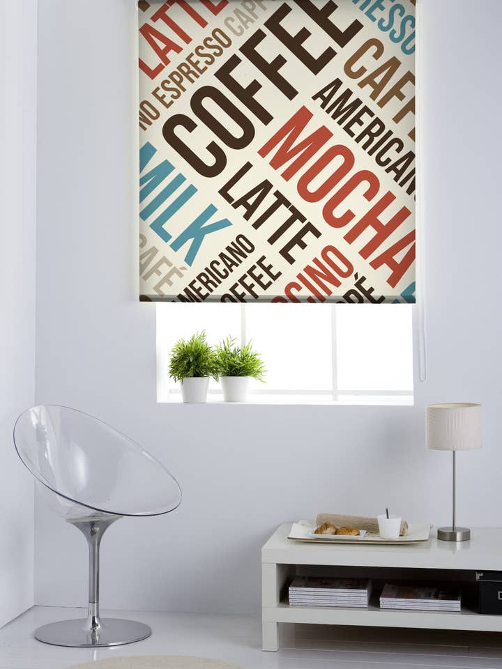 Estor Enrollable Transucido Estampado Cocina para venta al por mayor de ZEBRA TEXTIL, SL