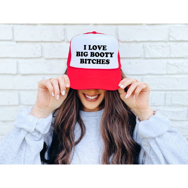 Lucky Luna Apparel - Wholesale Trucker Hat - Women's - I Love Big Booty Bitches Trucker Hat