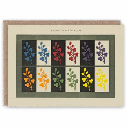 ikonink - Wholesale Everyday greeting card - L'Harmonie - The Pattern Book Blank Greeting Card
