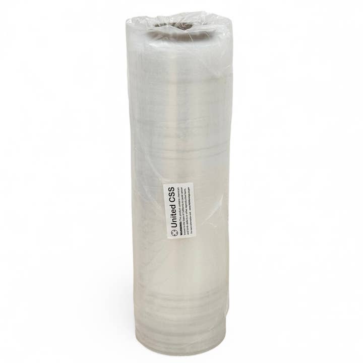 Clear Stretch Film Shrink Wrap 18"x1500ft 80G for wholesale by UNITED CSS LLC