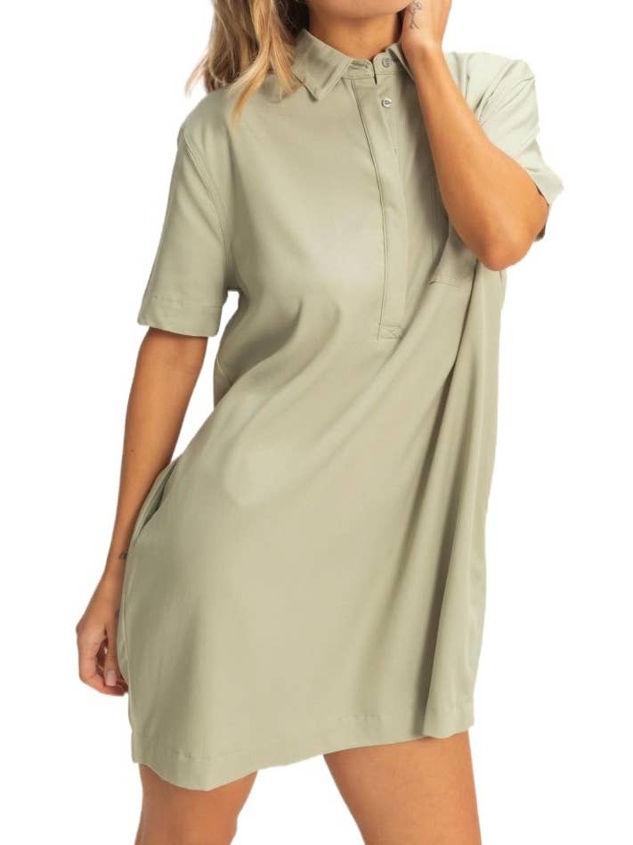 Collared Shirt Dress for wholesale by Vanilla Monkey