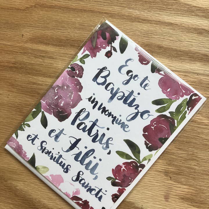 Catholic Handmade - Vente Carte de vœux classique - Pack de démarrage Faith and Flowers - LIVRAISON GRATUITE4