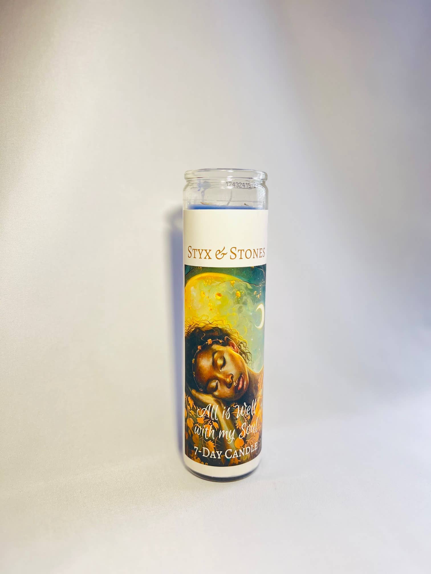 Styx & Stones LLC - Wholesale Votive candle - Calming Harmony Dressed 7 Day Prayer Saint Candle
